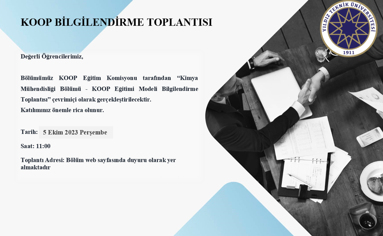 KOOP Bilgilendirme Toplantısı